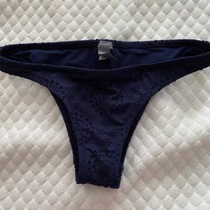 Navy bikini bottom